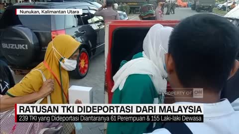 Ratusan TKI Dideportasi dari Tawau Malaysia Karena Tak Memiliki Paspor