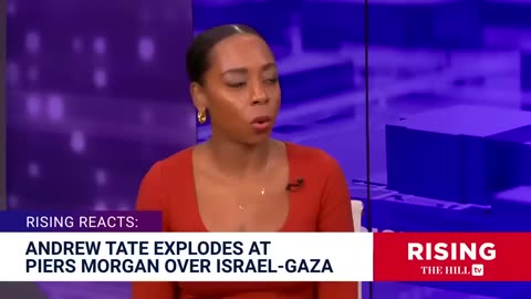 Briahna Joy Gray: Andrew Tate SCHOOLS PiersMorgan On Gaza Genocide: 'They're PEOPLE,Not CATTLE'