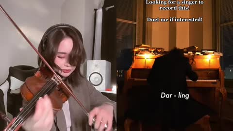 Violin playing