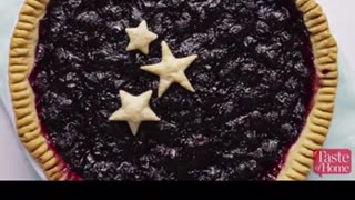 RECIPE FOR DELICIOUS STAR -STUDDED BLUEBERRY PIE