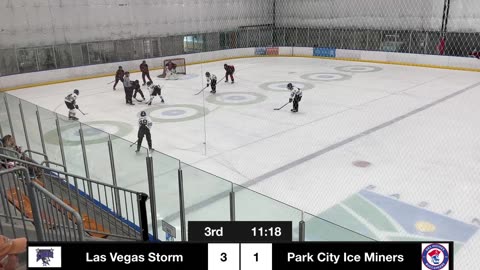 LV Storm 14U-AA @ Park City Ice Miners 14U-AA