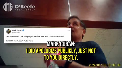James O’Keefe works out with Mark Cuban, asks “Will you hire Wei Wu?”