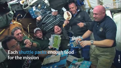 How do Astronauts eat and drink in the space.