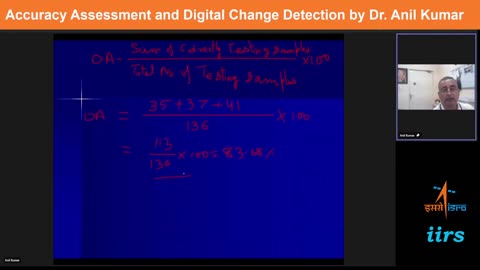 L9 Accuracy Assessment and Digital Change Detection by Dr. Anil Kumar