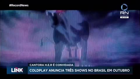 Coldplay anuncia três shows no Brasil em outubro