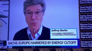 Professor Sachs on Bloomberg says US did Nordstream and explains evidence,