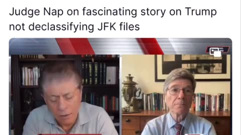 Judge Nap on fascinating story on Trump not declassifying JFK files