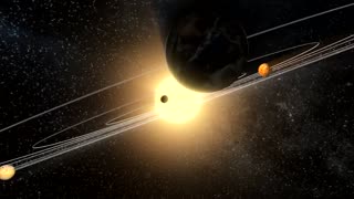 Awesome Solar System showing planets [Free Stock Video Footage Clips]