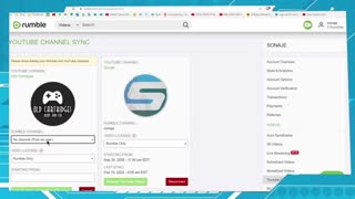 How to sync Youtube channel to Rumble *Tutorial*