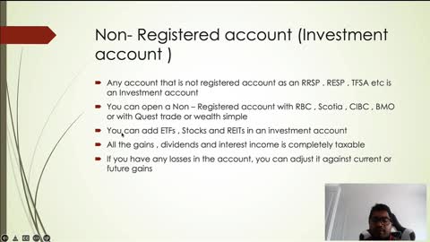Investment Account . Taxation of Investments in Canada