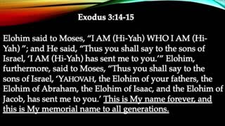 The 3rd Commandment - The Name of God