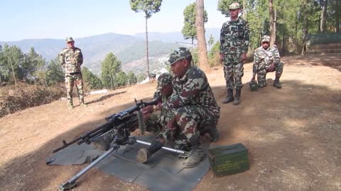 Nepal Army Danger firing AK 47 Army's dangerous weapon police officer Short Viral video