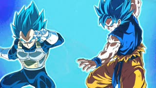 SSJ Blue Goku & Vegeta Animations - DBZ Dokkan Battle