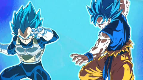 SSJ Blue Goku & Vegeta Animations - DBZ Dokkan Battle
