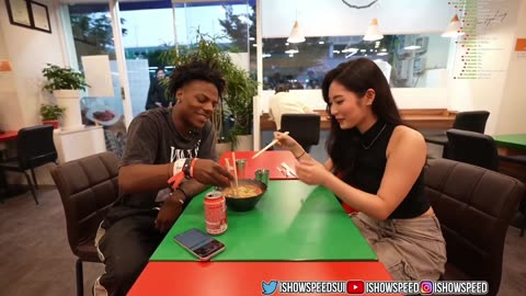 IShowSpeed Goes On A Dinner Date WIth Korean Girl
