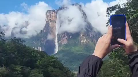 This is Angel Falls, one of the world's tallest uninterrupted waterfall