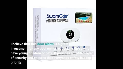 Skim Feedback: Poolguard DAPT-WT Immediate Pool Door Alarm,White