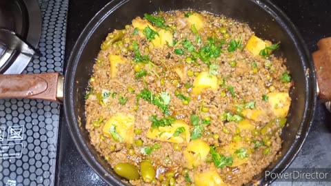 Qeema Aloo aur Matar ki Recipe