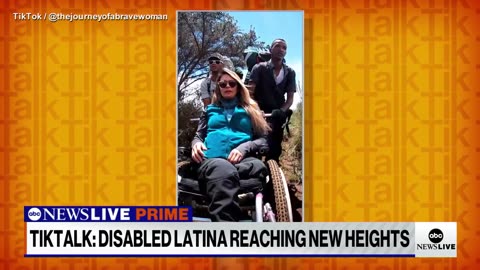 TikTalk: Disabled Latina Marcela Maranon reaches new heights | ABCNL