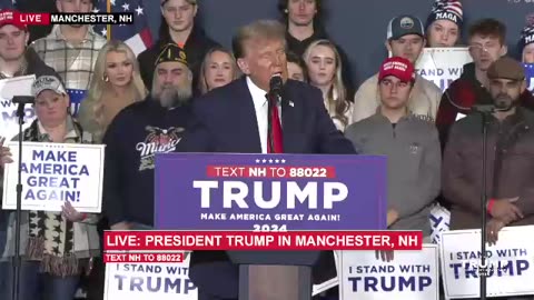 President Trump in Manchester, NH (Full Speech, Jan 20)