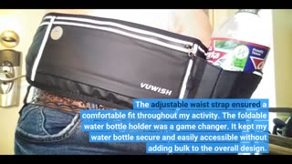 Customer Feedback: VUWISH Running Belt Fanny Pack, Adjustable Running Waist Pack Bag with Folda...