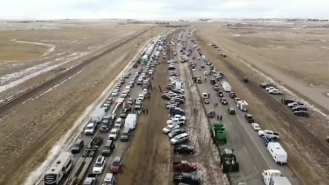 Alaska, Alberta, Ontario Freedom Convoy border blockades!