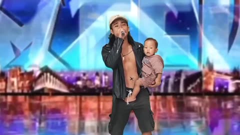 Golden Buzzer! Very Extraordinary Voice Strange Baby Singing Song November Rain Makes the Judges Cry