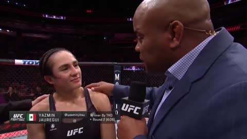 Yazmin Jauregui Octagon Interview _ UFC Orlando