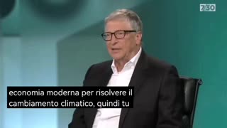 Bill Gates (sottotitolato in italiano - 11 minuti): <<Ci sono pandemie per cause naturali ma anche NON NATURALI>> [Link originale all'interno]