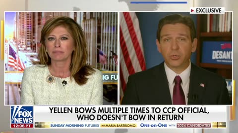 Gov. DeSantis slams Treasury Sec. Janet Yellen for her stance on China