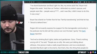 Joe Rogan Criticized For Drinking Bud Light As Company Loses $390M Over Mulvaney Boycott