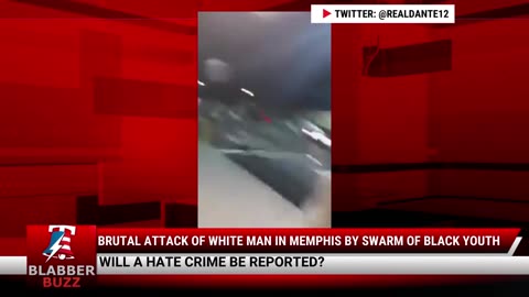 Brutal Attack Of White Man In Memphis By Swarm Of Black Youth