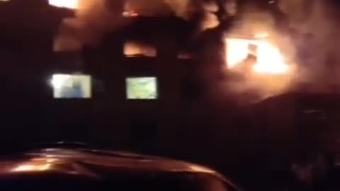 The moment of the strike on the Kharkiv National University of the Ukrainian Air Force