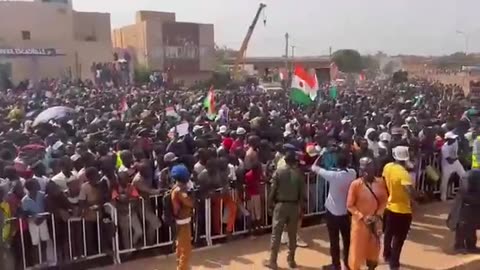 Thousands rallied in the Niger capital Niamey