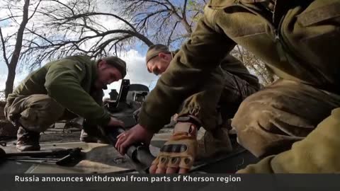 Russia withdraws troops from Kherson region, its only captured Ukrainian capital