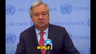 UN Secretary General Chestizes Israel.