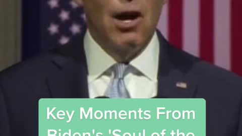 Key Moments FromBiden's 'Soul of theNation' Speech