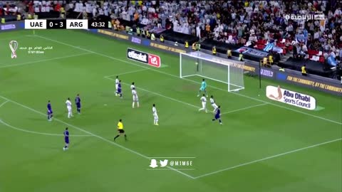 Lionel Messi 1 goal + 1 assist vs UAE - MASTER CLASS