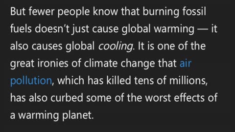 EMISSIONS COOLING NOT HEATING THE PLANET? JOSH REEVES 6-28-24