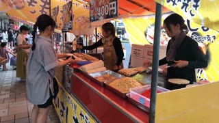 Miyazaki Street Food: KARAAGE, HASHIYAKI, YAKIIKA, LEMONADE!