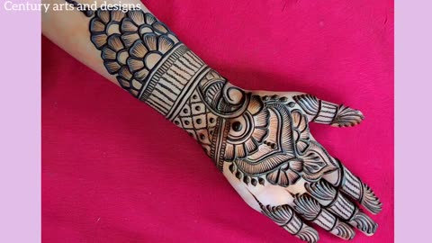 Very beautiful stylish mehndi design - Easy mehndi design - simple mehndi design - mehndi design.