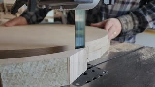 Trimming Maple Circles for small pub table tops