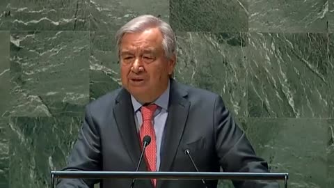 UN chief Antonio Guterres: Humanity is "one miscalculation away from nuclear annihilation."