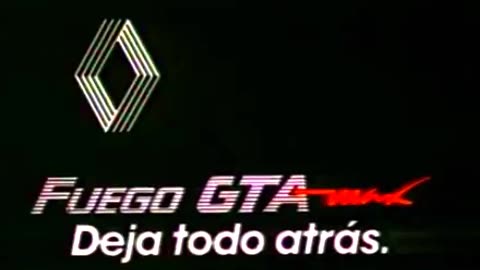 Publicidad Argentina 1991 Renault Fuego GTA max