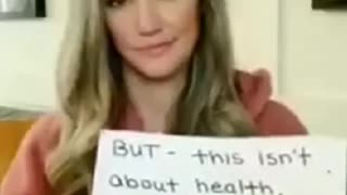 Terminated Nurse who didn't take the vaccine sends a message...