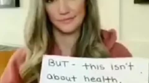 Terminated Nurse who didn't take the vaccine sends a message...