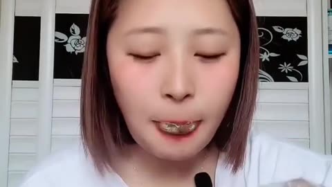 Yummy Bites of Heavy Green Matcha Powder Ice Eating Asmr Compilation