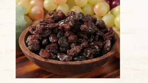 "Raisins: Tiny Treats with Big Health Benefits! 🍇"
