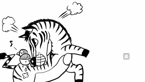 How to turn word zebra into a Cartoon zebra