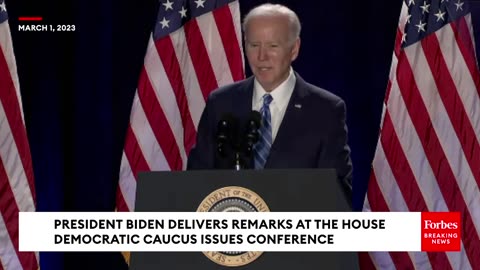 JUST IN- Biden Touts Infrastructure Law In Remarks To House Democratic Caucus Issues Conference